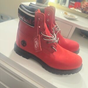 Timberland Red Boots
